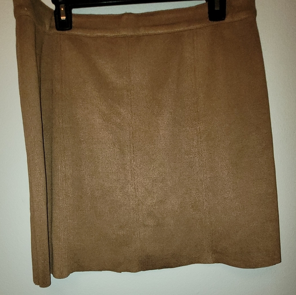 Ruby Rd textured snap front skirt 16P - Picture 3 of 4